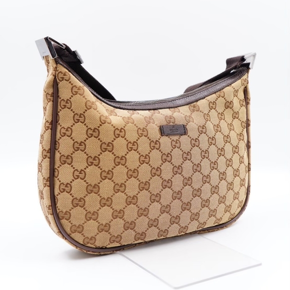 ❌️❌️SOLD❌️❌️AO47❤️ GUCCI  GG Monogram HalfMoon Crossbody bag - Picture 5 of 15